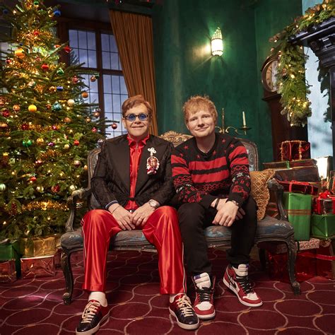 ed sheeran gucci tracksuit|Watch Ed Sheeran and Elton John's Video For Merry Christmas.